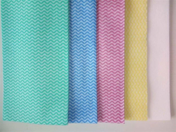 Drap de neteja no teixit codificat per colors